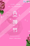 三八妇女节促销海报