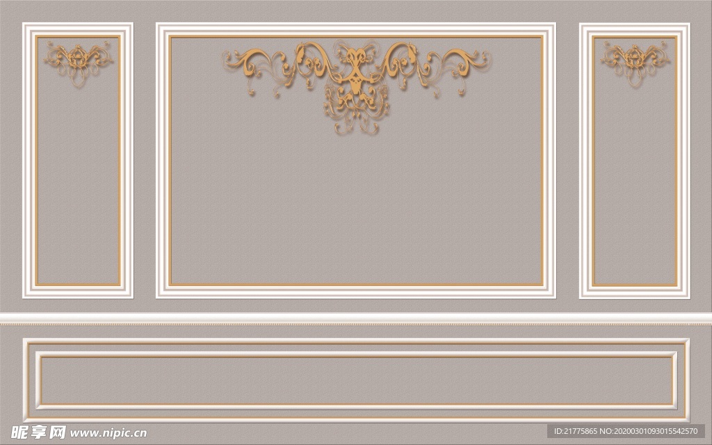 新中式手绘电视背景墙沙发背景墙