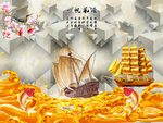 3D背景墙