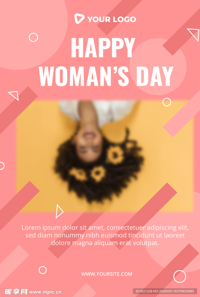 妇女节快乐海报.