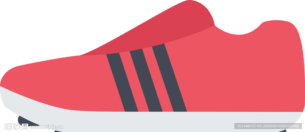 运动鞋UI标识标志