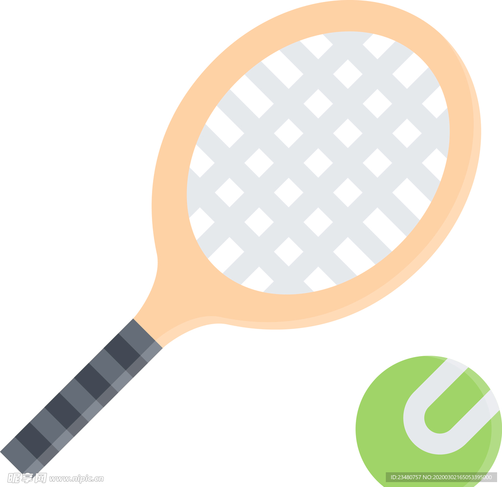 网球UI标识标志