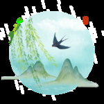 圆形中国风素材
