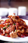 辣子香煎肉