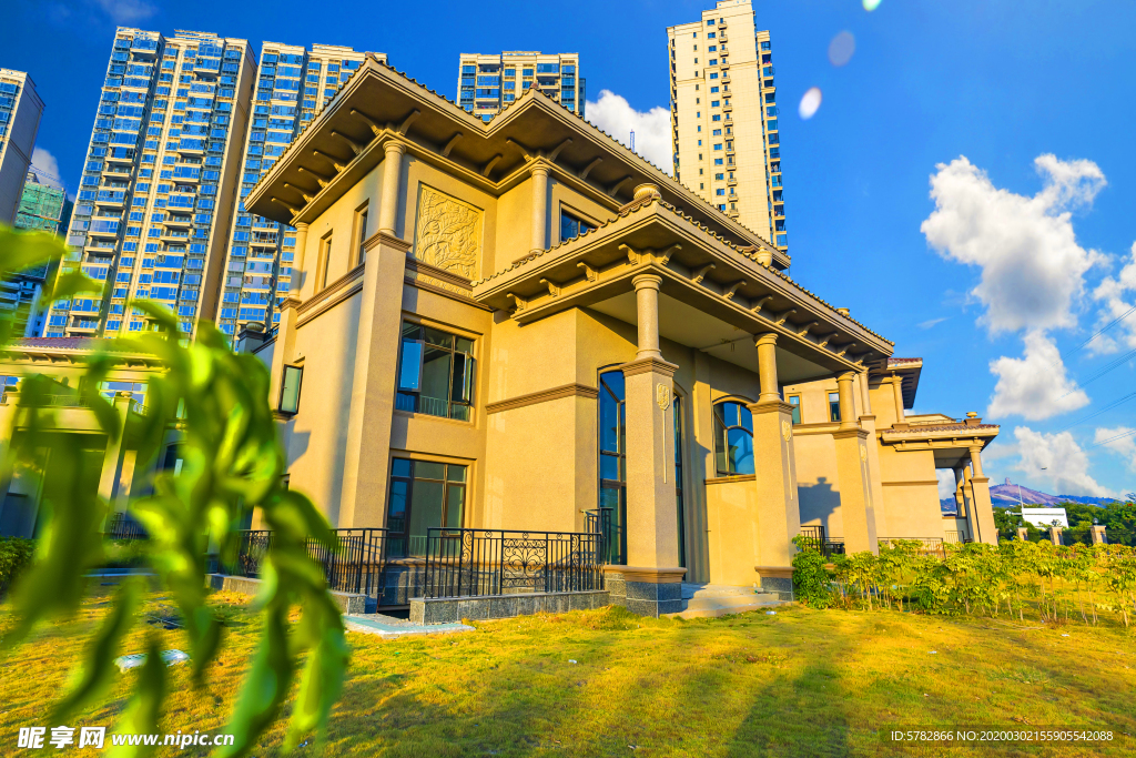 地产 小区 园林 实景 拍摄