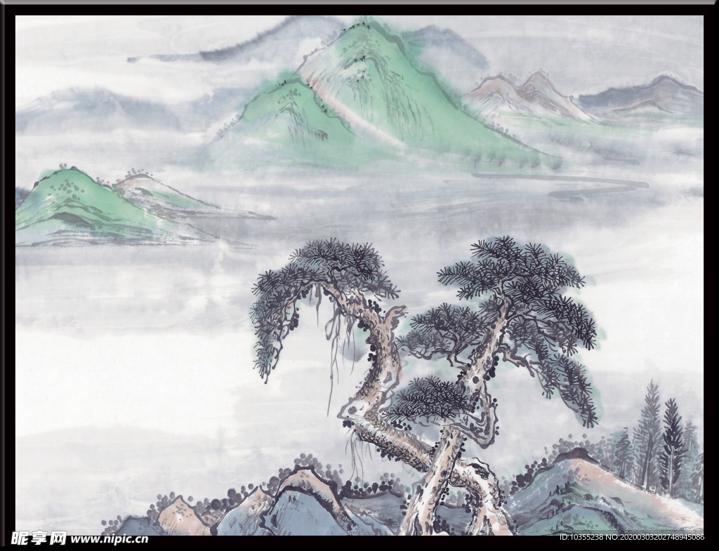 山水画