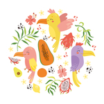 手绘小鸟