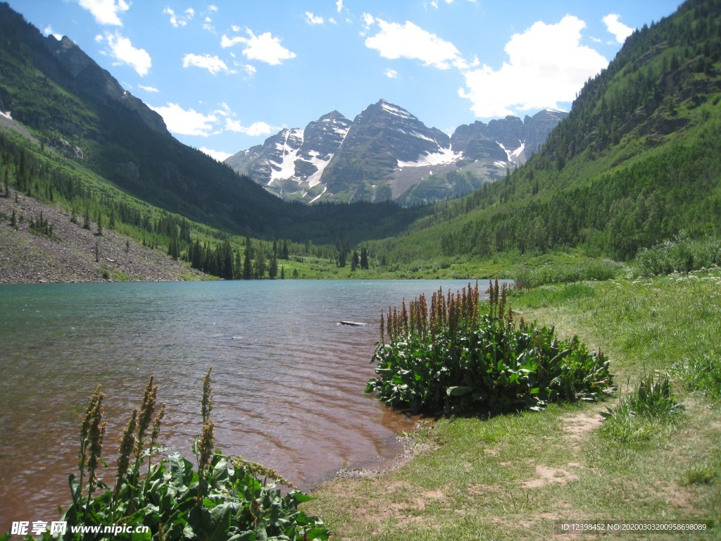 美丽的山川美景摄影