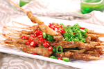鲜椒鸭皮串