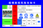 疫情防控风险告知卡