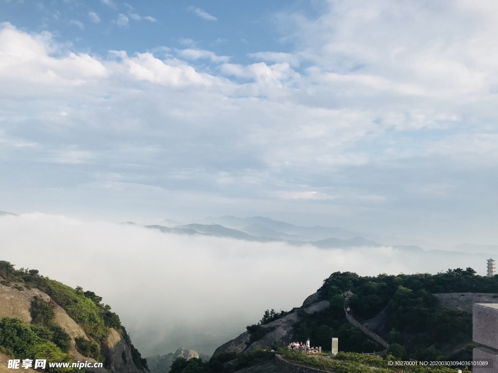 温岭方山早晨云海