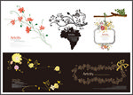 花纹 花边 角花 鲜花
