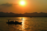 夕阳西湖
