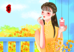 民国美女化妆系列之卸妆