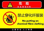 禁止化纤服装
