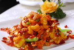 果虾仁鸡脆骨