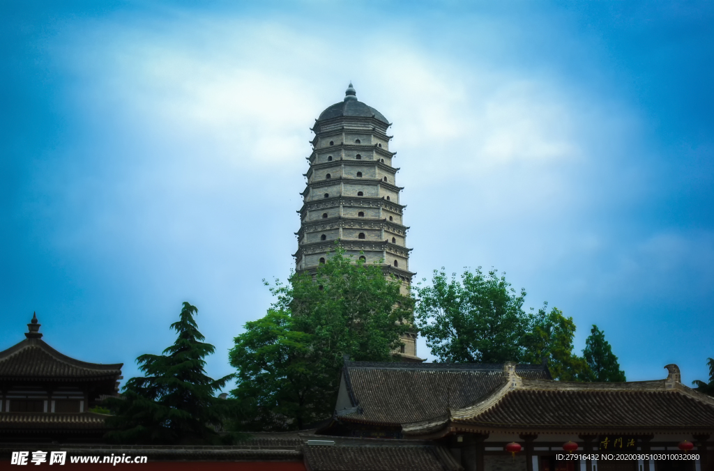 陕西省宝鸡市法门寺宝塔