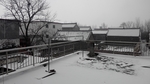 雪后屋顶