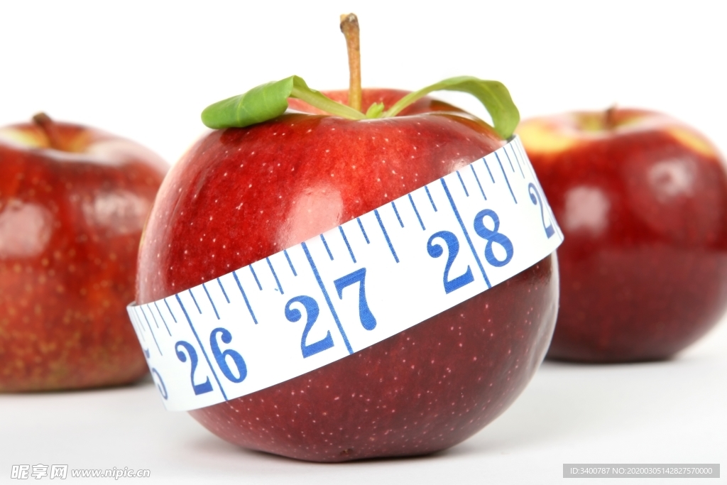 苹果写真 水果测量