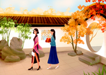 女性养生插画之秋冬滋补大礼包