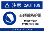 必须戴防护帽