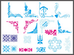 花纹 花边 角花 边框