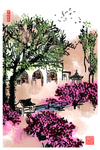江南 水墨装饰画