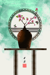 中国风禅意水墨装饰画