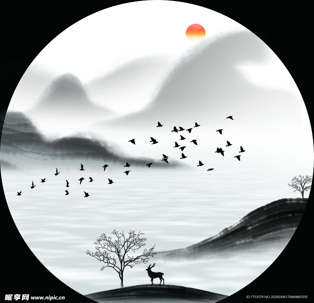 山水画