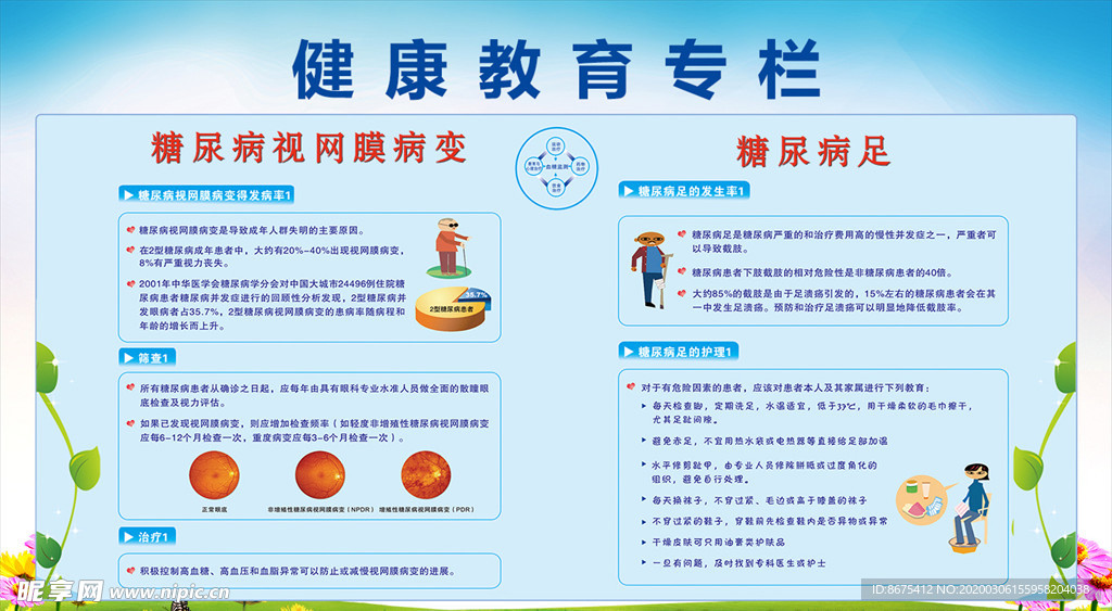 健康教育专栏  糖尿病视网膜病