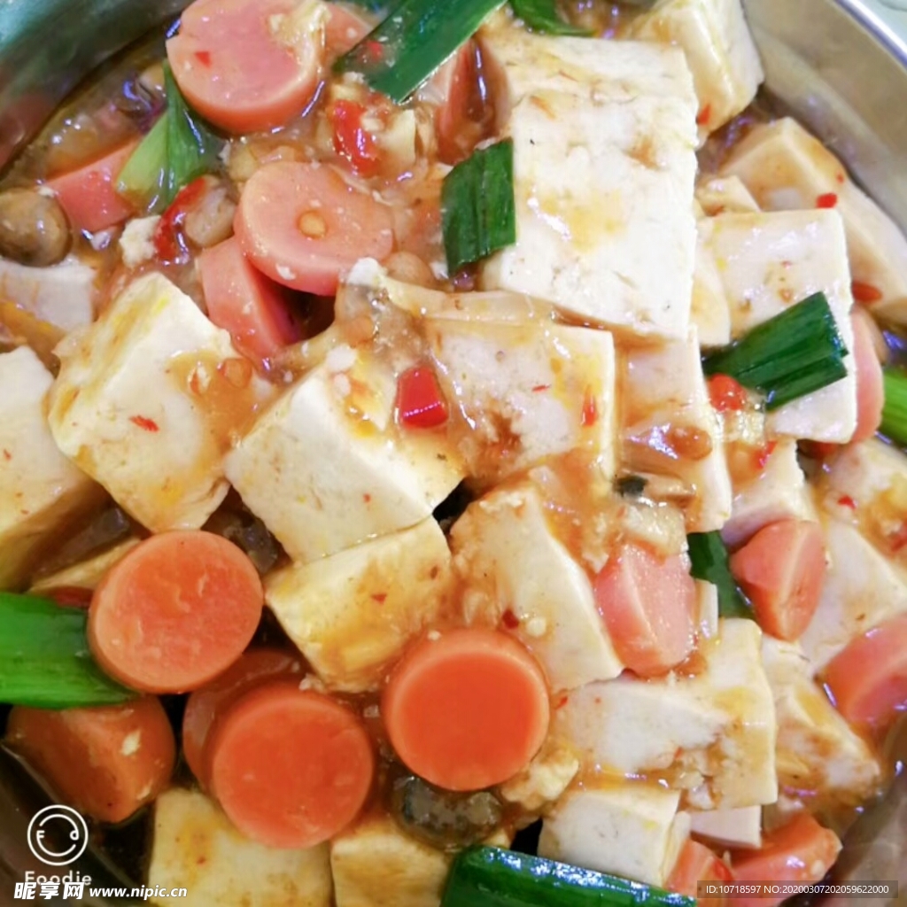 香肠白豆腐