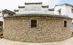 中式石墙古建筑素材