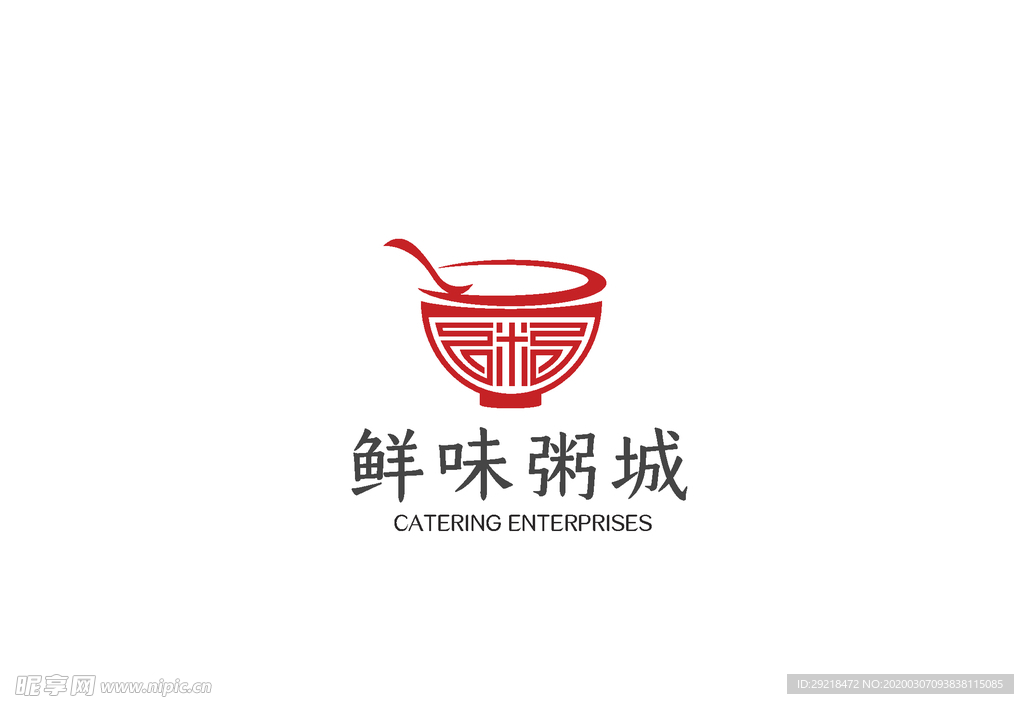 卡通logo 餐饮logo l