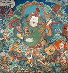 五吞寺壁画 东方持国天