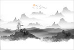 抽象山水