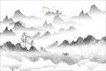 现代山水画