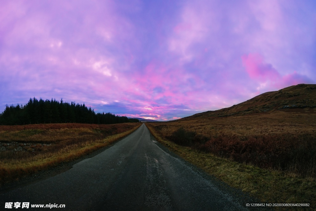 英国苏格兰高地自然美景