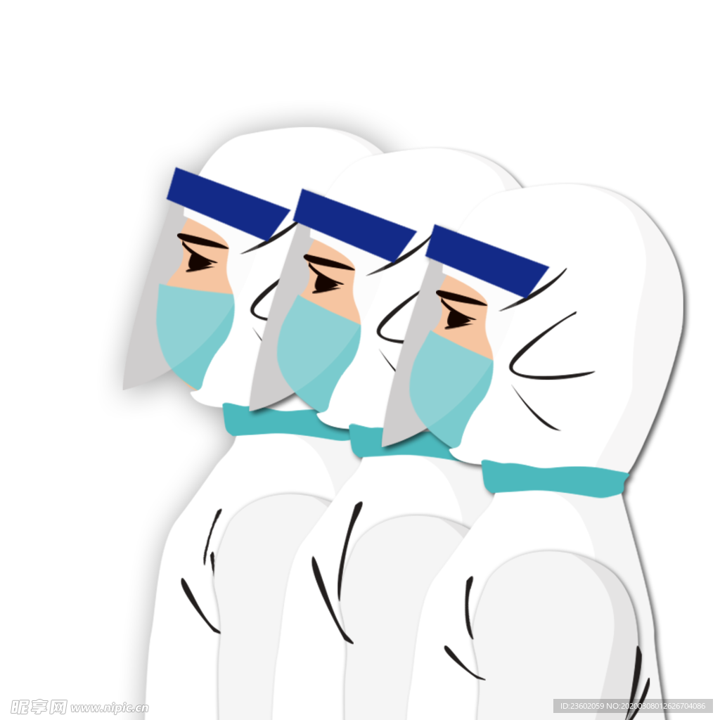 护士手绘卡通动漫