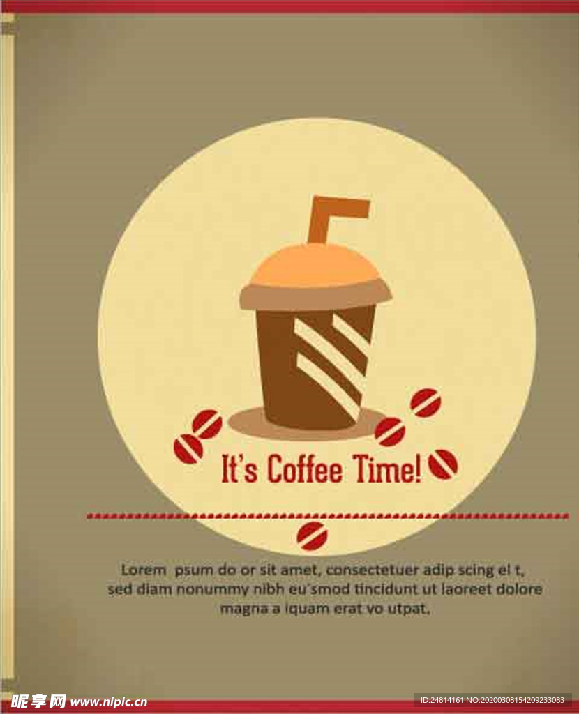 奶茶杯海报背景素材饮料卡通设计