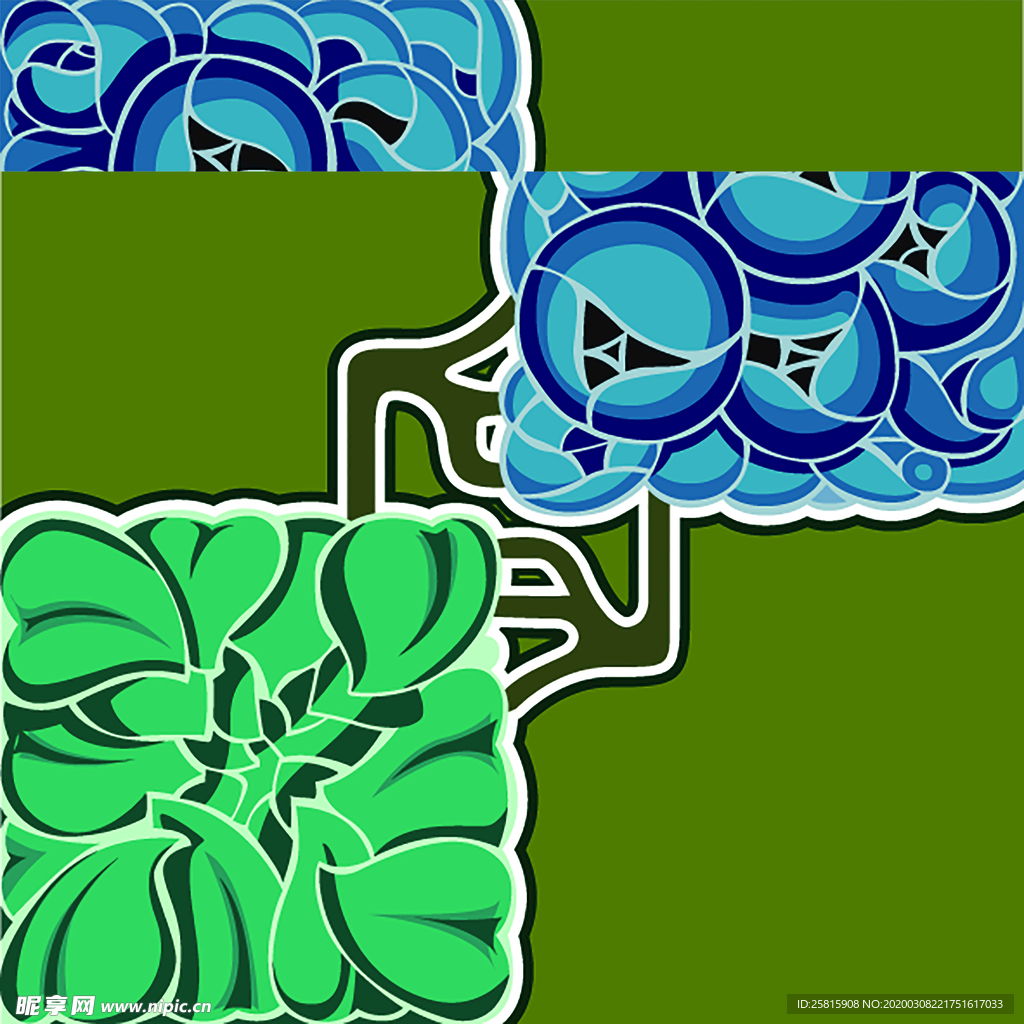 花纹底纹边纹背景图片