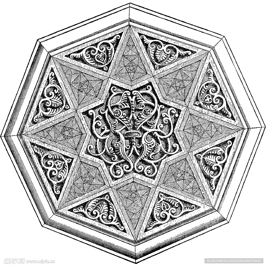 花纹底纹边纹背景图片