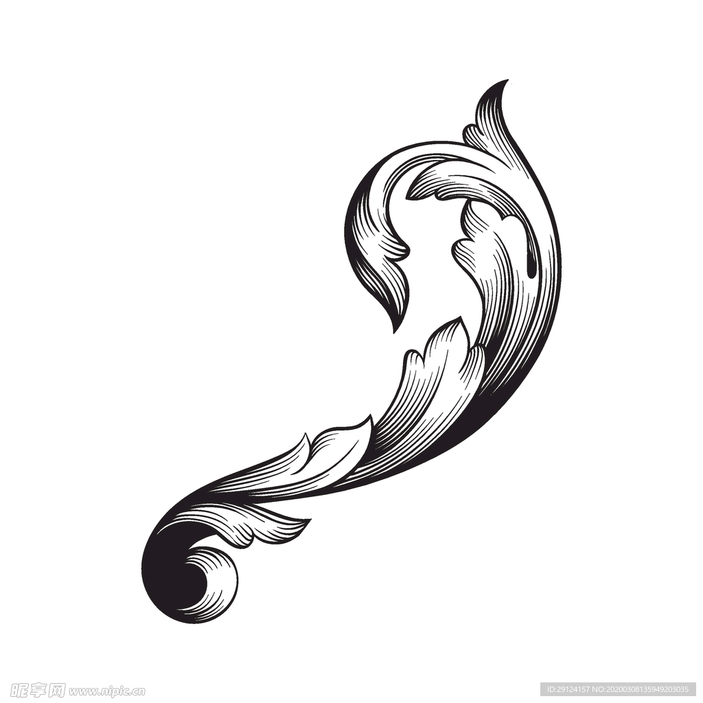 欧式花纹