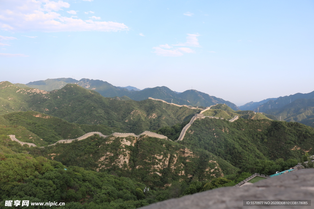 长城  风景    蓝天白云