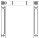 镂空 雕刻 背景墙 雕花 隔断