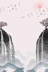 墨彩背景