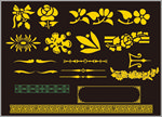 角花 花纹 花边 边框