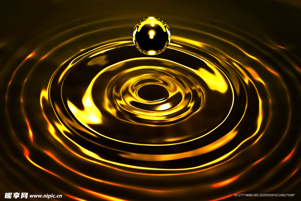 金黄水滴