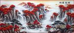 中国风 山水画