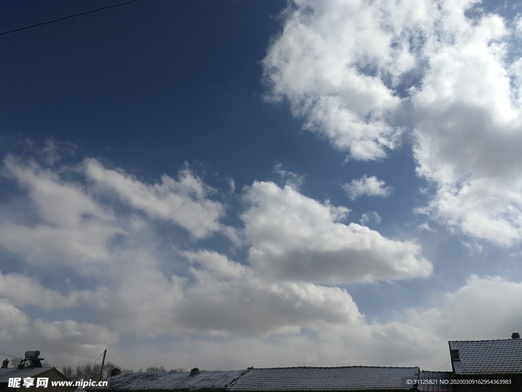 雪后的天空