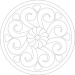 圆形花纹